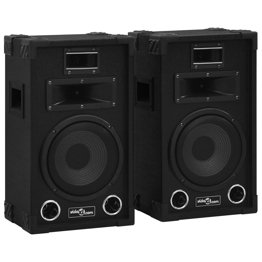 Professional Passive Hifi Stage Speakers 2 pcs 800 W Black